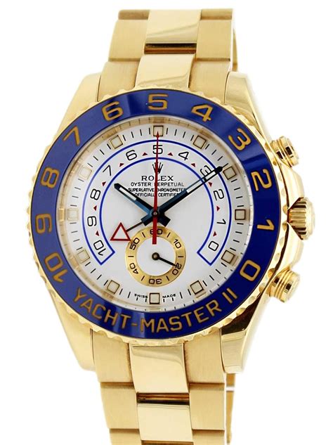 rolex yachtmaster 2 gold blue